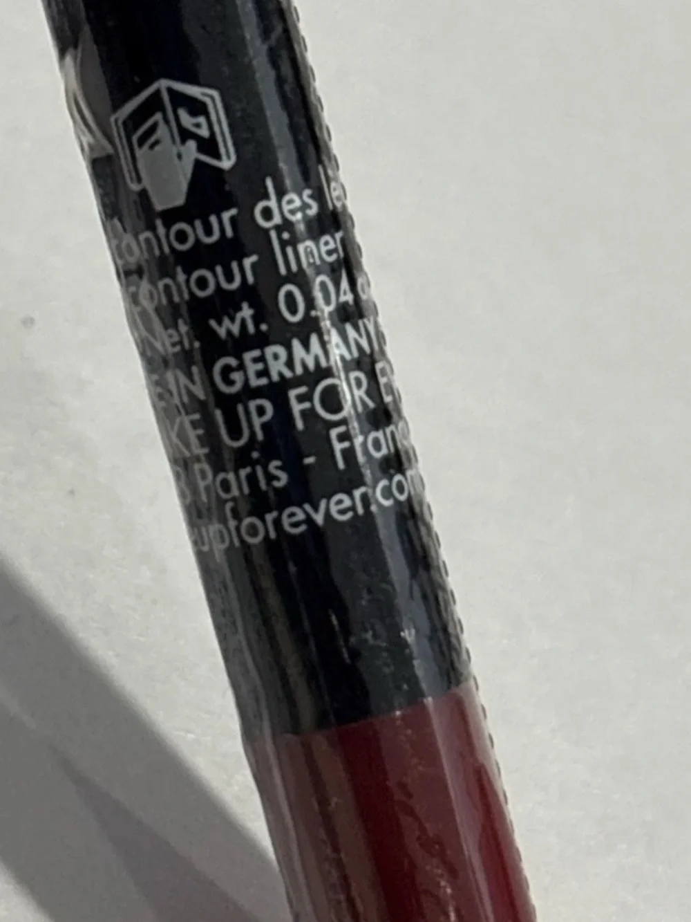 MAKE UP FOR EVER WATERPROOF LIP LINER PENCIL 8C TRUE RED